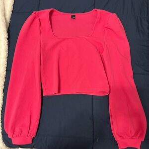 SHEIN Vibrant Pink Blouse